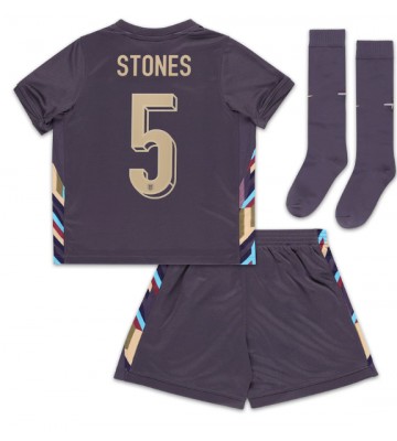England John Stones #5 Udebanesæt Børn EM 2024 Kort ærmer (+ korte bukser)